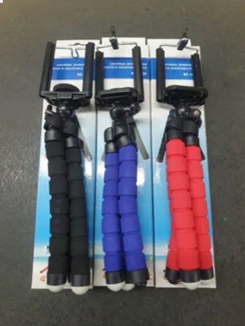 MINIS TRIPÉ ARTICULADO TAMANHO 24CM NOVO. APROX. 1500 UND