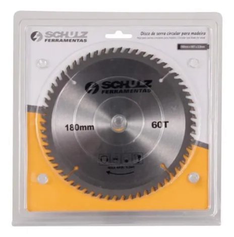 DISCO DE SERRA CIRCULAR PARA MADEIRA 180MMX60 DT, GARANTIA: NÃO (55 PC)